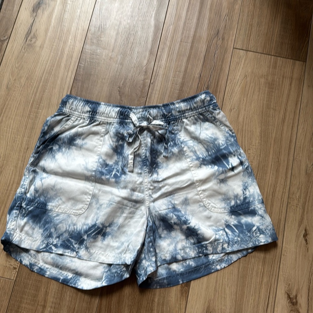 C&C California Blue Tie Dye Shorts Size Small